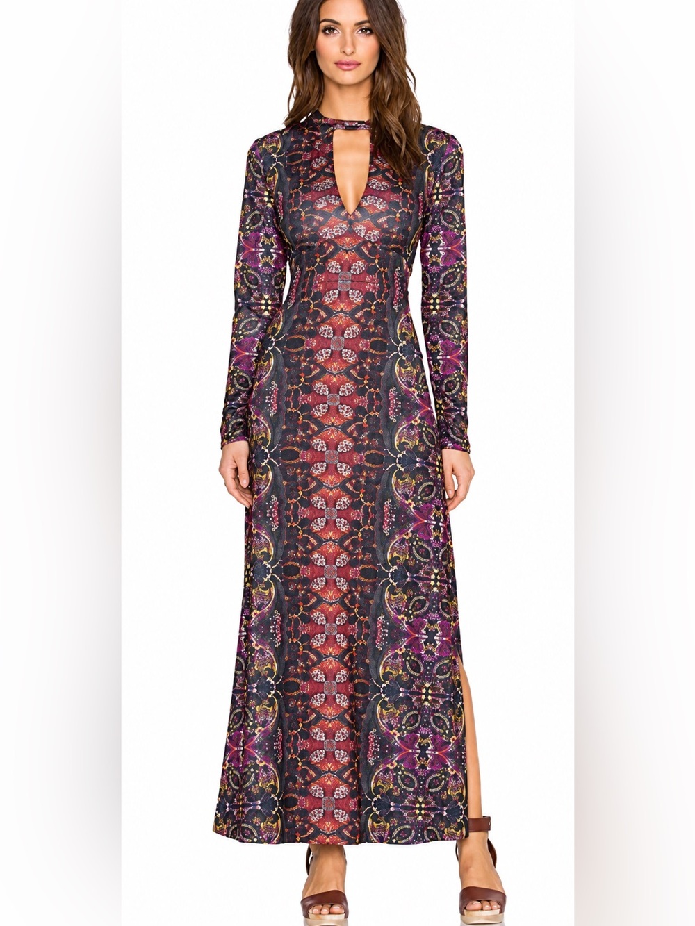 Free People Cabaret maxi dress, small